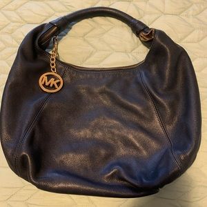 Navy Micheal Kors Purse